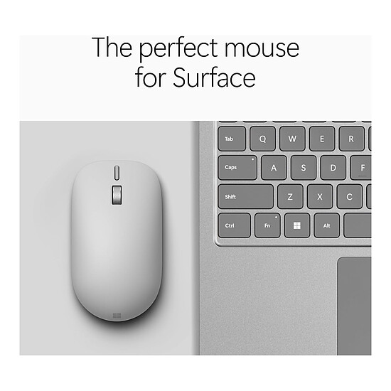 Souris PC Microsoft Surface Mouse - Platine (2e édition) - Autre vue