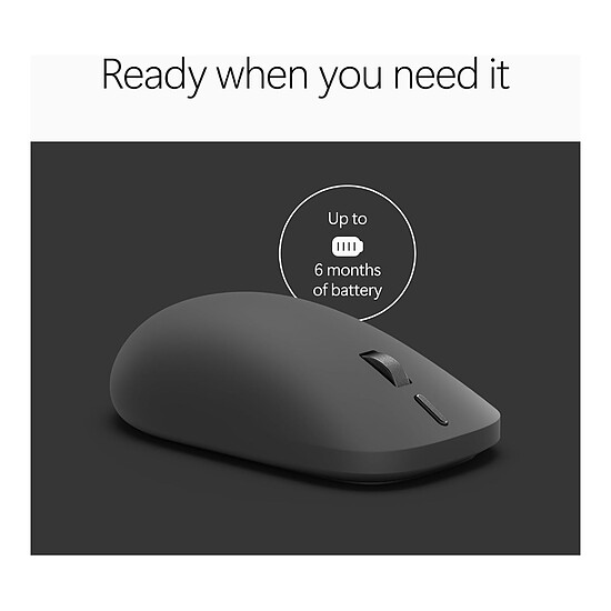 Souris PC Microsoft Surface Mouse - Noir (2e édition) - Autre vue