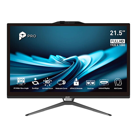 PC de bureau MSI Pro AP222T 14MA-613EU - Windows 11 Pro - Autre vue