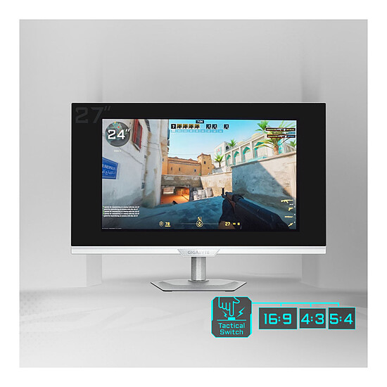 Écran PC Gigabyte  M27UP ICE - Autre vue