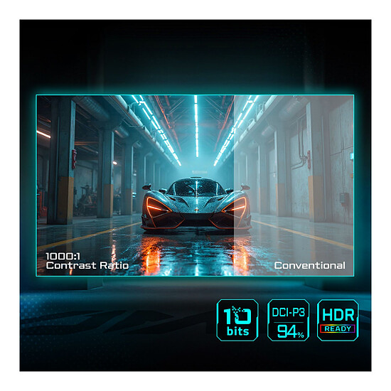 Écran PC Gigabyte G27Q20T - Autre vue