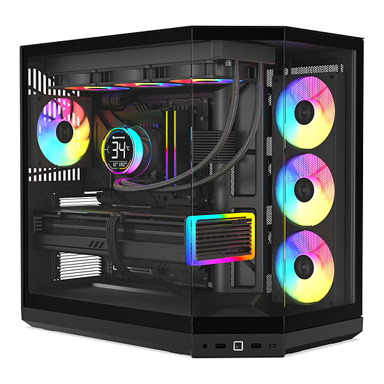 Boîtier PC HYTE Y50 Pitch Black (Noir) - Autre vue