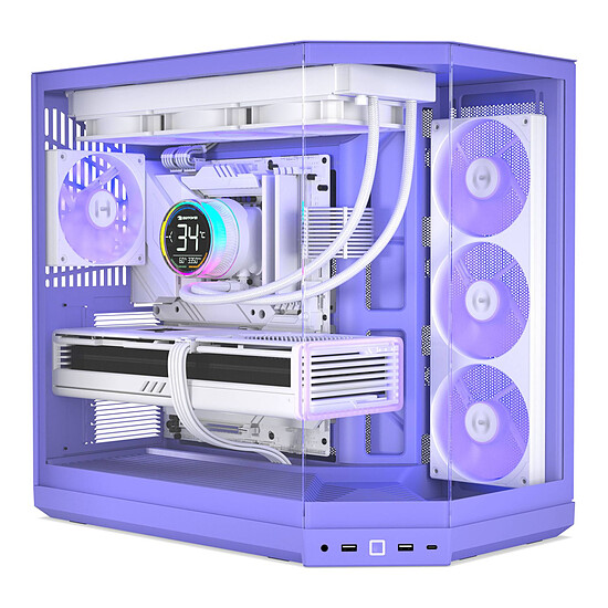 Boîtier PC HYTE Y50 Snow Taro Milk (Violet) - Autre vue