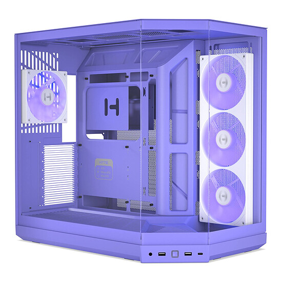 Boîtier PC HYTE Y50 Snow Taro Milk (Violet) - Autre vue