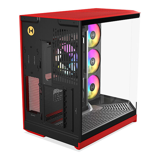 Boîtier PC HYTE Y50 Black Cherry (Noir/Rouge) - Autre vue