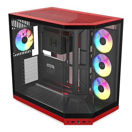 Boîtier PC HYTE Y50 Black Cherry (Noir/Rouge) - Autre vue