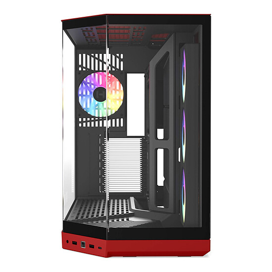 Boîtier PC HYTE Y50 Black Cherry (Noir/Rouge) - Autre vue