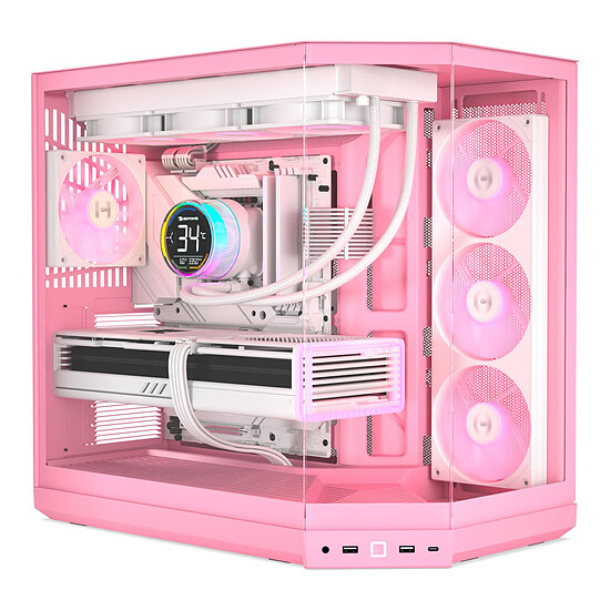 Boîtier PC HYTE Y50 Strawberry Milk (Rose) - Autre vue