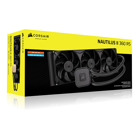Watercooling AIO Corsair Nautilus II 360 RS Noir - Autre vue