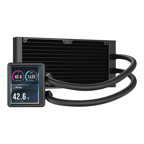 Watercooling AIO Corsair Nautilus II 240 RS LCD Noir - Autre vue