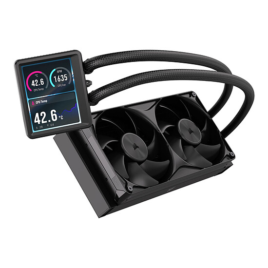 Watercooling AIO Corsair Nautilus II 240 RS LCD Noir - Autre vue