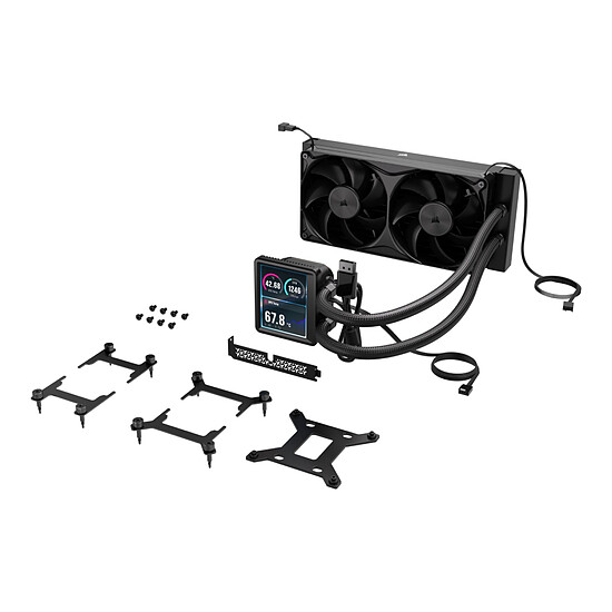 Watercooling AIO Corsair Nautilus II 240 RS LCD Noir - Autre vue