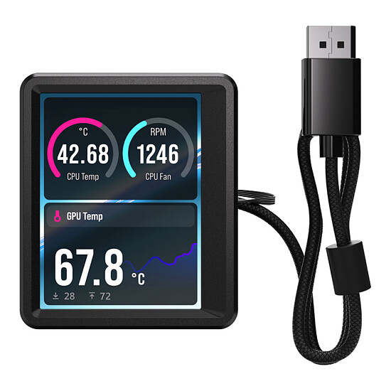 Watercooling AIO Corsair Nautilus II 240 RS LCD Noir - Autre vue