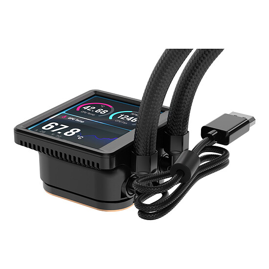 Watercooling AIO Corsair Nautilus II 240 RS LCD Noir - Autre vue