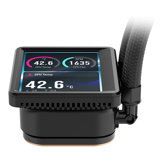 Watercooling AIO Corsair Nautilus II 240 RS LCD Noir - Autre vue