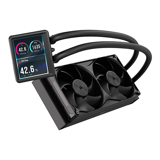 Watercooling AIO Corsair Nautilus II 240 RS LCD Noir - Autre vue