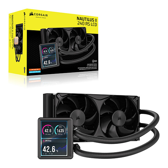 Watercooling AIO Corsair Nautilus II 240 RS LCD Noir - Autre vue