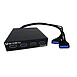 Filtre anti-poussière BitFenix Facade 3,5" 4 ports USB 3.0 - BFA-U3-K435-RP - Autre vue Filtre anti-poussière BitFenix Facade 3,5" 4 ports USB 3.0 - BFA-U3-K435-RP - Autre vue