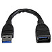 Câble USB StarTech.com Câble d'extension USB 3.0 (A/A) - 15 cm - Autre vue