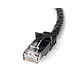 Câble RJ45 Cable RJ45 Cat 6 UTP (noir) - 2 m - Autre vue