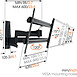 Support TV Vogel's WALL 3350 - Autre vue Support TV Vogel's WALL 3350 - Autre vue