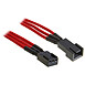 Alimentation BitFenix Alchemy Rallonge 3 broches Rouge - 60 cm - Autre vue Alimentation BitFenix Alchemy Rallonge 3 broches Rouge - 60 cm - Autre vue