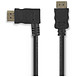 Câble HDMI NEDIS Câble HDMI coudé à gauche haute vitesse avec Ethernet Noir (1.5 mètre) - Autre vue