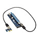 Câble d'alimentation Kolink kit riser PCI-Express 1x vers 16x (SATA) - Autre vue