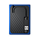 Disque dur externe Western Digital (WD) My Passport Go - 1 To (Noir Cobalt) - Autre vue Disque dur externe Western Digital (WD) My Passport Go - 1 To (Noir Cobalt) - Autre vue