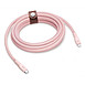 Adaptateurs et câbles Câble USB-C vers Lightning avec sangle de fermeture (rose) - 1,2 m - Autre vue