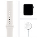 Montre connectée Apple Watch Series 6 Aluminium (Argent - Bracelet Sport Blanc) - GPS - 40 mm - Autre vue Montre connectée Apple Watch Series 6 Aluminium (Argent - Bracelet Sport Blanc) - GPS - 40 mm - Autre vue