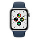 Montre connectée Apple Watch SE Aluminium (Argent - Bracelet Sport Bleu Abysse) - GPS - 44 mm - Autre vue