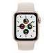 Montre connectée Apple Watch SE Aluminium (Or - Bracelet Sport Lumière Stellaire) - Cellular - 40 mm - Autre vue