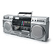 Muse M-380 GBS - Enceinte portable - Radio Cassette - CD - Radio FM - USB - Carte SD - Bluetooth - Entrée AUX