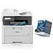 Brother MFC-L3560CDW + 5x Inapa Tecno Ramettes 500 Feuilles A4 - Imprimante multifonction laser couleur, A4, 26 ppm, recto-verso automatique, USB, Ethernet, Wi-Fi, Airprint