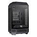 Thermaltake The Tower 250 - Noir - Boîtier PC vitré panoramique, Mini ITX, 2 ventilateurs 120 mm fournis