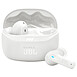 JBL Tune Beam 2 Blanc - Écouteurs True Wireless, Réduction de bruit adaptative, Bluetooth, intra-auriculaires 