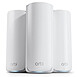 Netgear Orbi WiFi 7 Série 870 + 2 Satellites  - RBE873 - Blanc - Routeur sans fil Wi-Fi 7, jusqu'à 21 000 Mbps (11 520 + 8 640 + 688), 3 bandes (tri-band) + 2 satellites