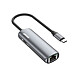 INOVU Adaptateur USB 3.1 vers 2.5 GbE avec Power Delivery 100 W - Adaptateur réseau Gigabit Ethernet 10/100/1000 Mbps/LAN 2.5 GbE (USB 3.1 + PD)