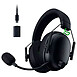 Razer Blackshark V3 for Xbox - Noir - Casque gamer sans-fil, THX Spatial Audio, Circum-aural (englobe les oreilles), Titane de 50 mm, RF 2,4 GHz sur USB, Bluetooth, filaire