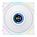 Lian Li Uni Fan TL LCD Wireless 140 - Blanc - Ventilateur LED ARGB 140 mm 
