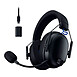Razer Blackshark V3 for PlayStation - Noir - Casque gaming sans fil, circum-aural fermé, RF 2.4 GHz/Bluetooth, son surround THX Spatial Audio, microphone unidirectionnel Razer HyperClear, compatible PC / PlayStation
