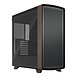 Fractal Summit TG - Noir - Boîtier PC vitré, Mini ITX / Micro ATX / ATX / E-ATX, Design scandinave, 3 ventilateurs 140 mm fournis