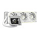 TRYX HOLO 360 - Blanc - Kit de Watercooling tout-en-un 360 mm,  ARGB avec écran holographique 3.5" , Pour processeur Intel/AMD 