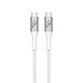 INOVU Câble USB-C vers USB-C - USB4 - 40 Gbps - PD 240W - 1 m - Câble USB4 (USB-C Mâle/USB-C Mâle) - 40 Gbps - Compatible 8K@60Hz et Power Delivery jusqu'à 240 Watts, 1 mètre