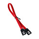 Câble Serial ATA BitFenix Alchemy Câble SATA III 6 Gb/s Rouge - 30cm - Autre vue