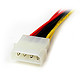 Câble d'alimentation StarTech.com Câble d'alimentation en Y 2 SATA / Molex - 30 cm - Autre vue