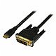 Câble DVI StarTech.com Câble Adaptateur Mini HDMI vers DVI-D M/M - 1m - Autre vue