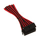 Câble d'alimentation BitFenix Alchemy Rallonge Rouge/Noir ATX 24 broches - 30 cm - Autre vue