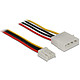 Câble d'alimentation Câble d'alimentation Molex / Floppy - 20 cm - Autre vue
